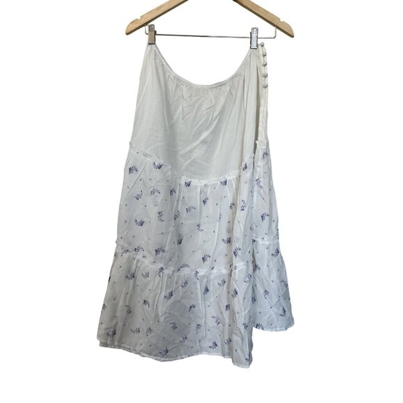 NWT Anthropologie Sheer Tiered Midi Skirt L - Picture 6 of 14